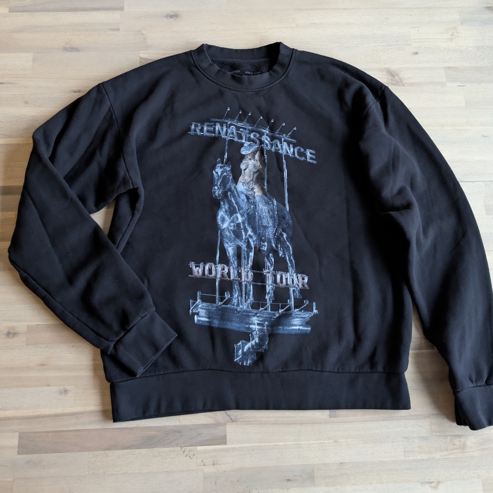Beyonce Renaissance World Tour Sweatshirt Women's Oversized Medium‎